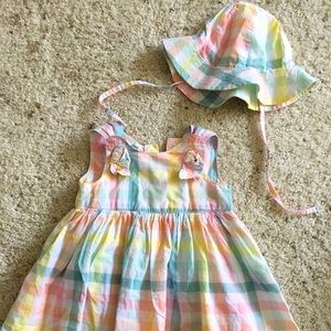 Summer dress in pastel colors